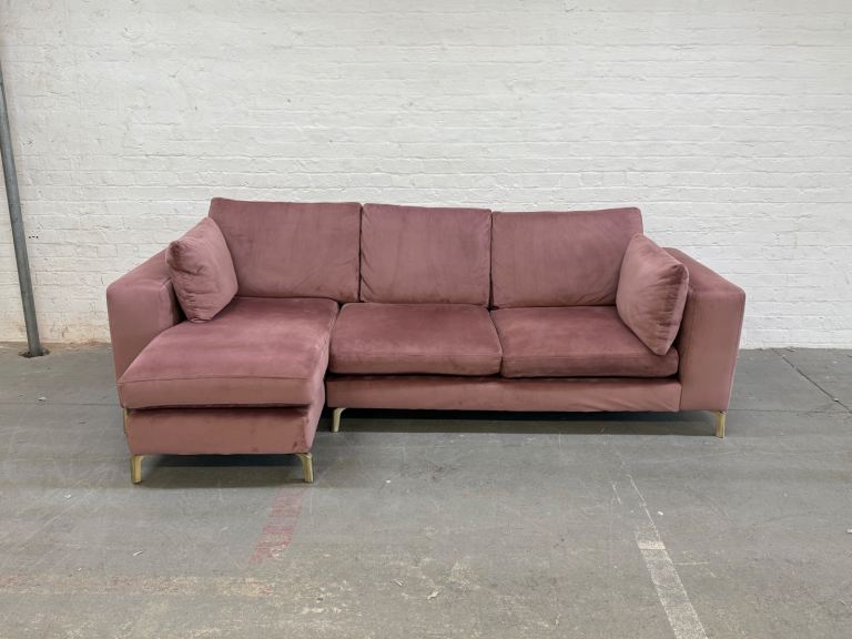  DFS Daisy Plush Velvet Corner Sofa RRP: £1,699