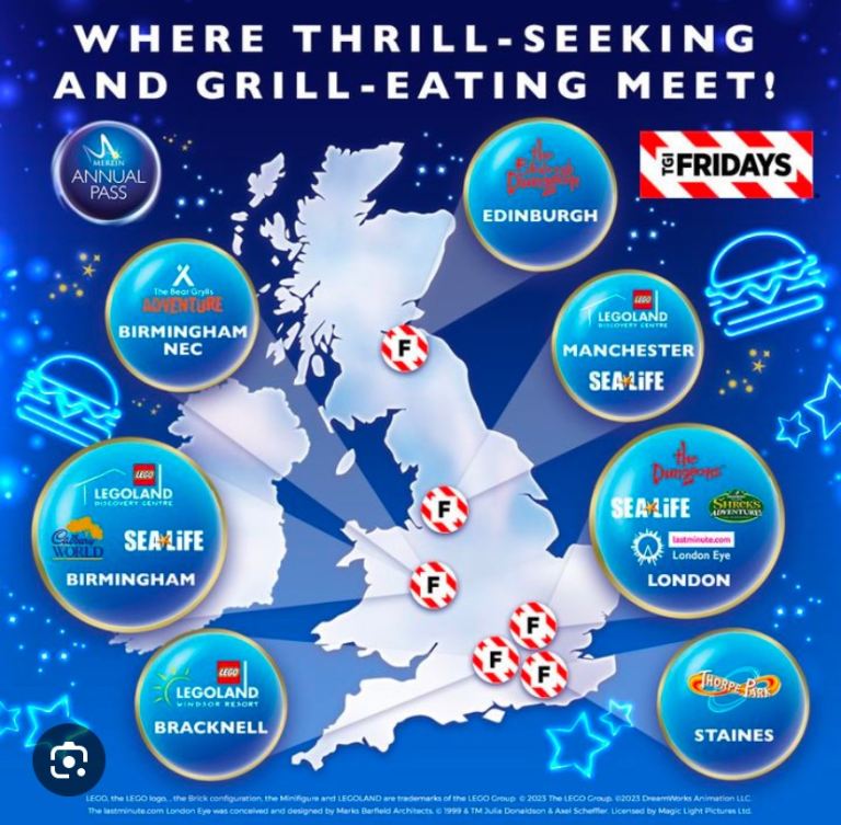 ALL MERLIN ATTRACTIONS FOR THE BEST  PRICE legoland Thorpe park and etc