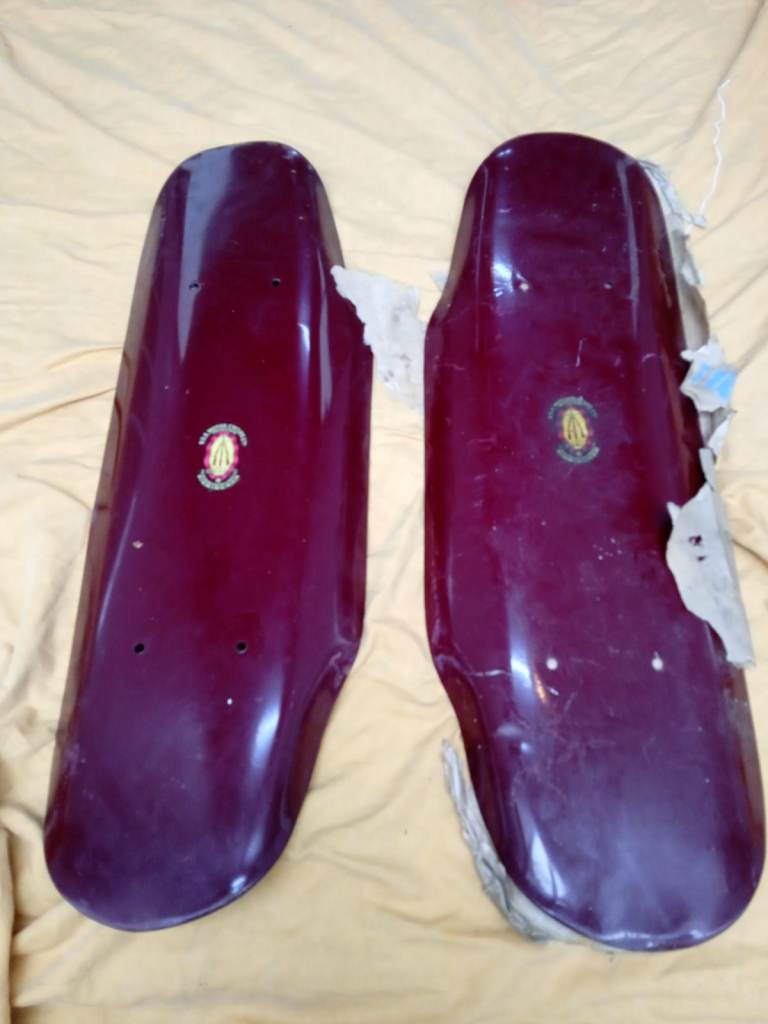 BSA motorcycle leg shields