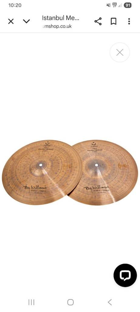 Istanbul tony williams hi hat cymbals