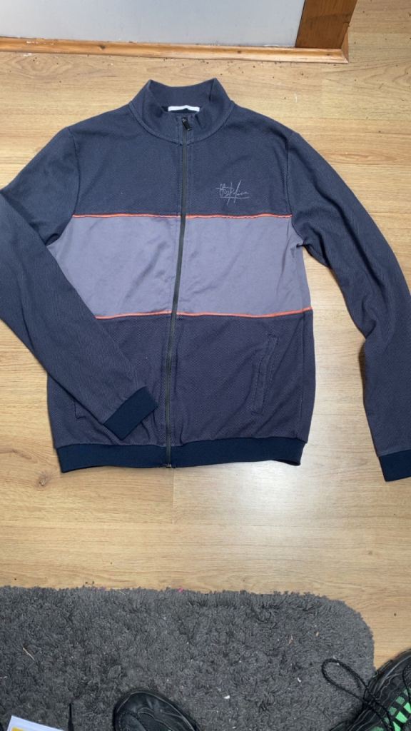 883 POLICE Men's Zip-Up Jumper – Size L, Good Condition
