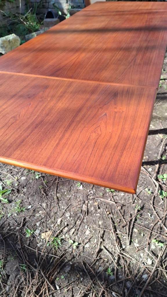 Henning Kjaernulf Danish Teak Dining Table 