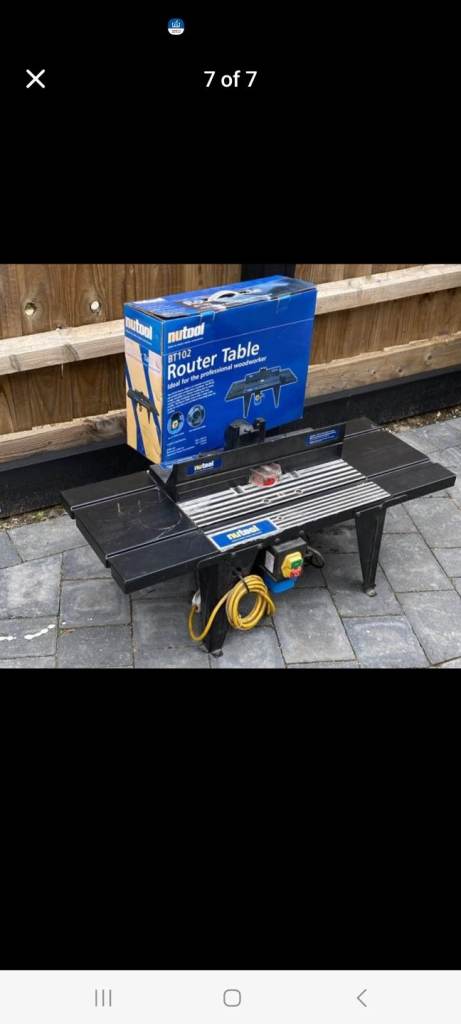 Nutool Router Table Supplied With Router