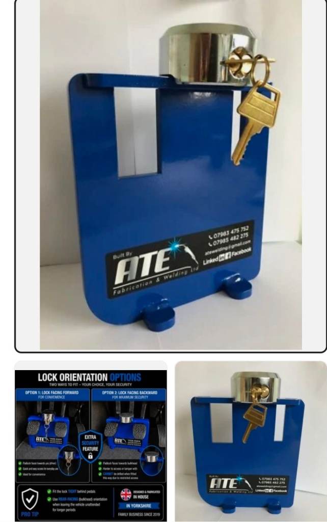 ATE pedal lock
