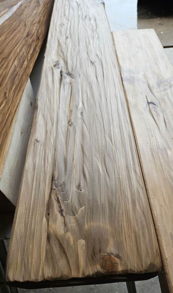 Mantle Hearth Beam Fireplace Slate Cladding Stone Tiles Kitchen Stove