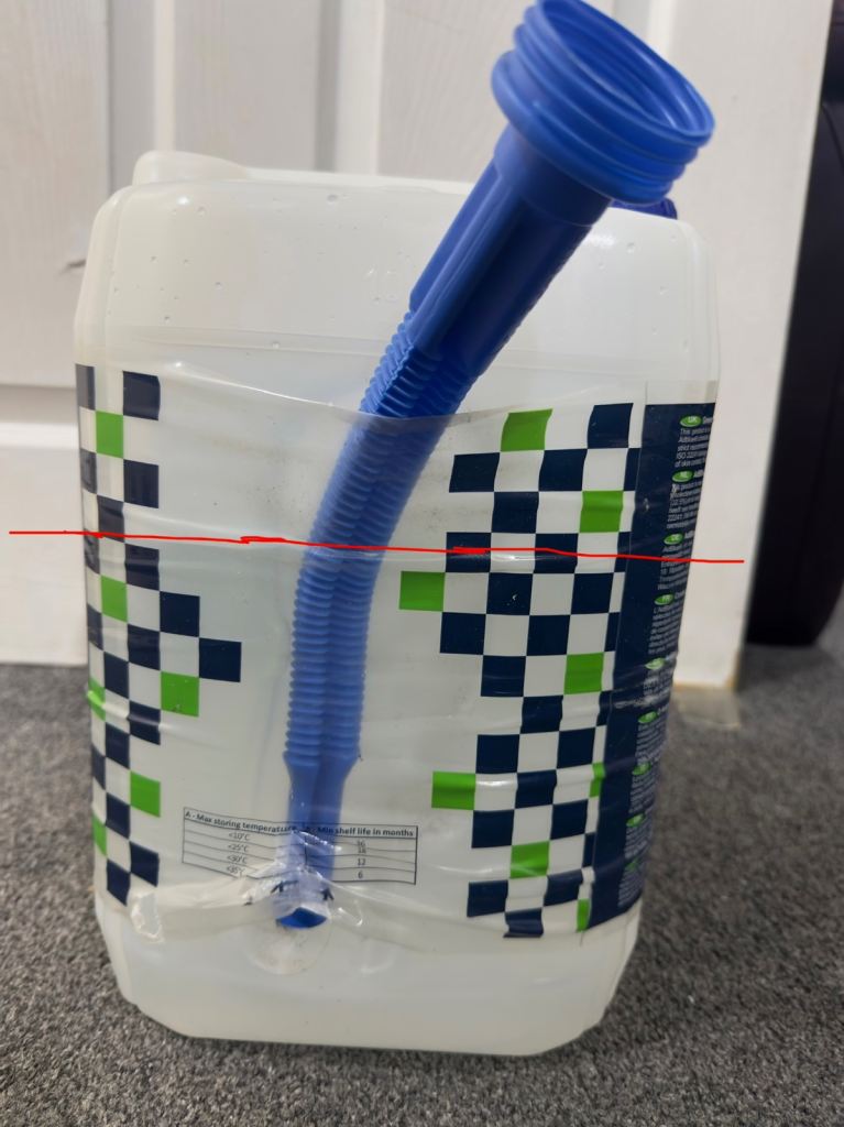 Greenchem AdBlue Universal 10L Diesel Exhaust Fluid – 70% Remaining + Spout