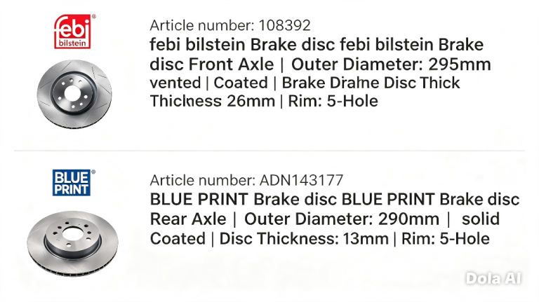 NEW Car brake parts