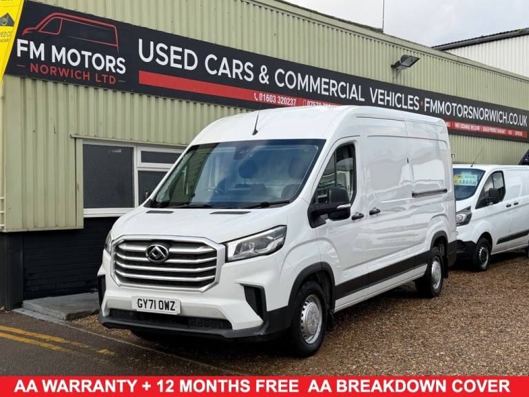 2021 71 MAXUS DELIVER 9 2.0 D20 PANEL VAN 5DR DIESEL MANUAL FWD L3 H2 EURO 6 (S/