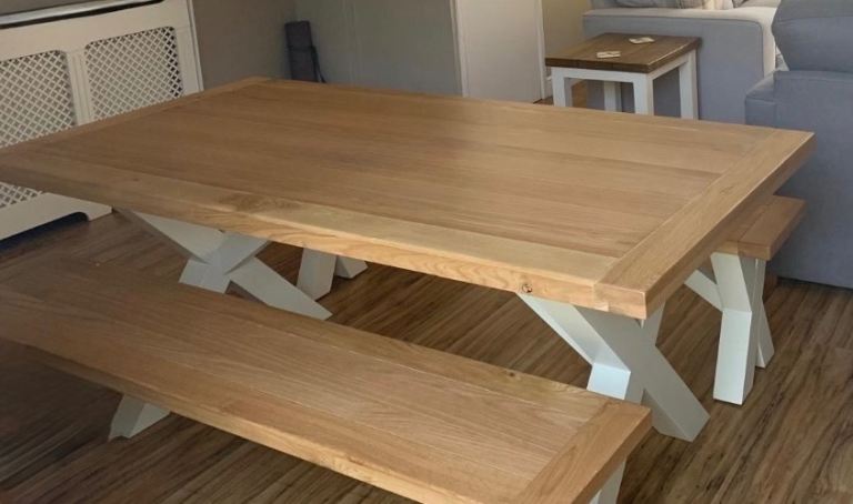 Bench table and bench seats 