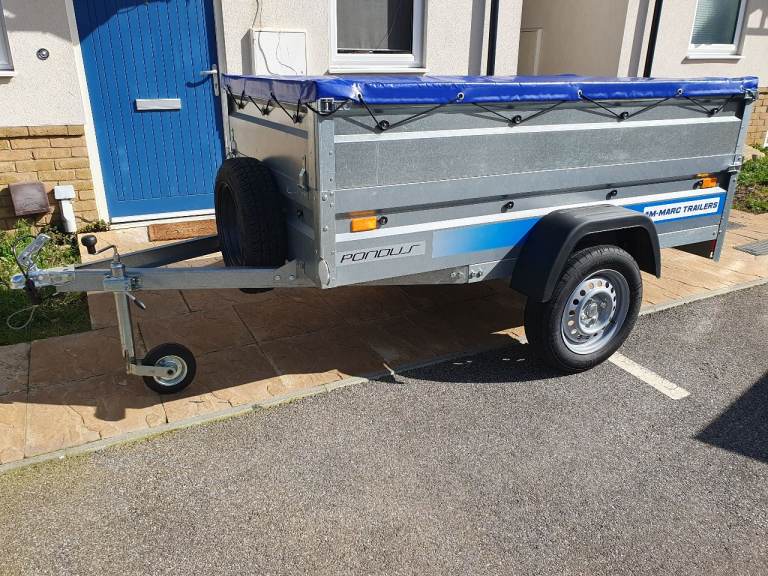 Double sided Trailer with cover 