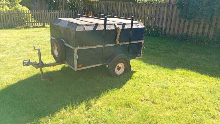 Used covered trailer