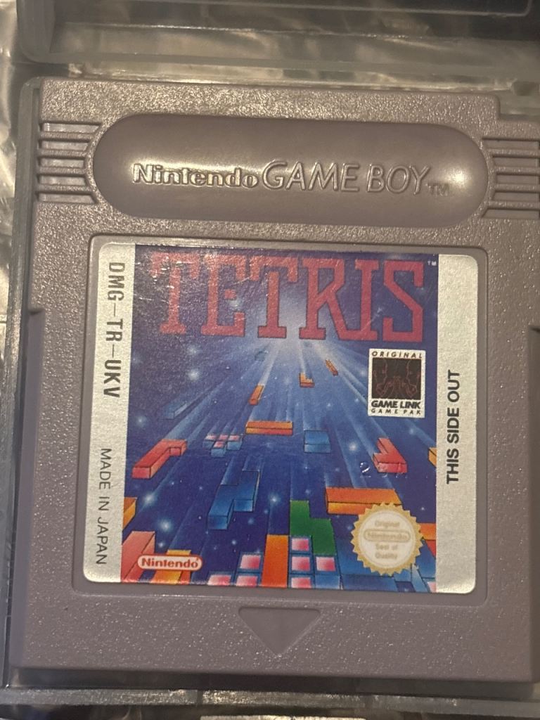Nintendo Game Boy Tetris Cartridge - Good Condition