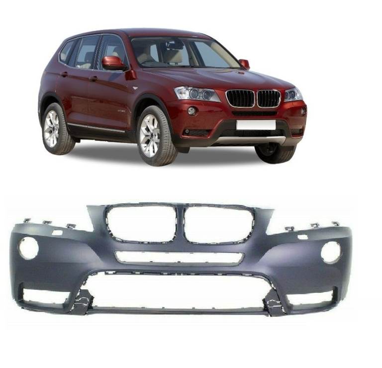 BWM X3 F25 2010 – 2014 FRONT BUMPER WITH HEADLIGHT WASHER HOLES