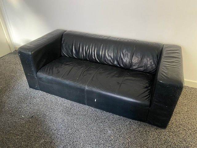 FREE Leather 3 Seater Sofa