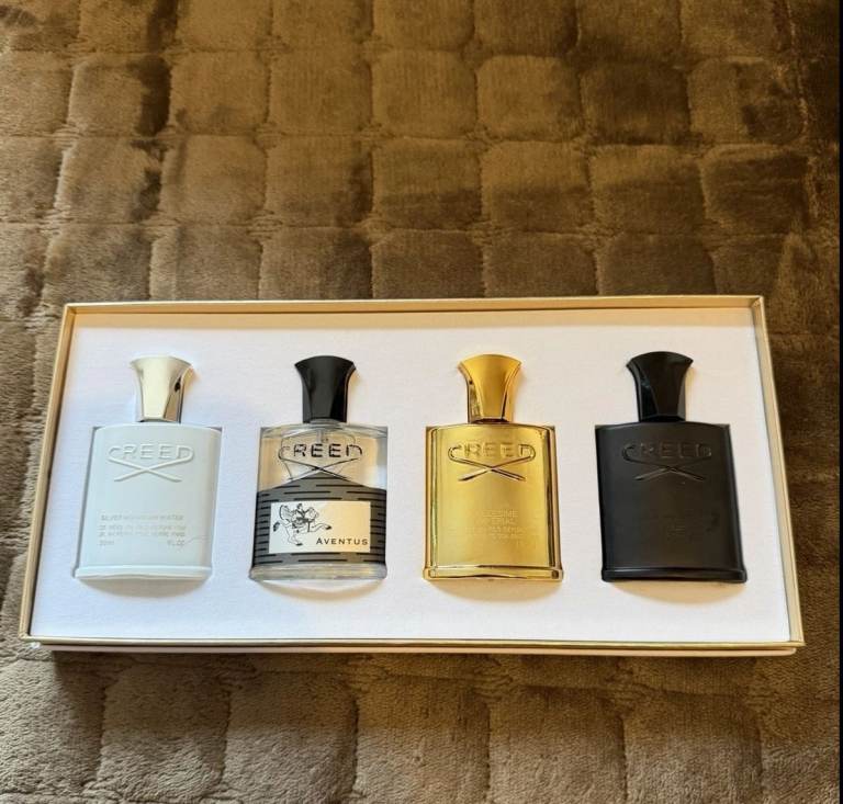 4x 30ml Bottles Men's Creed Miniature Perfume Aftershave Gift Set Aventus