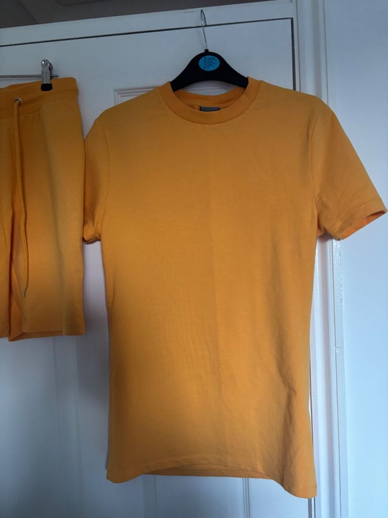 ASOS Design Mustard Yellow T-Shirt, Men's Small
