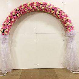 Brand New Extra Large Professional Ivory and Pink Wedding Flower Arches FOR SALE! RRP £799