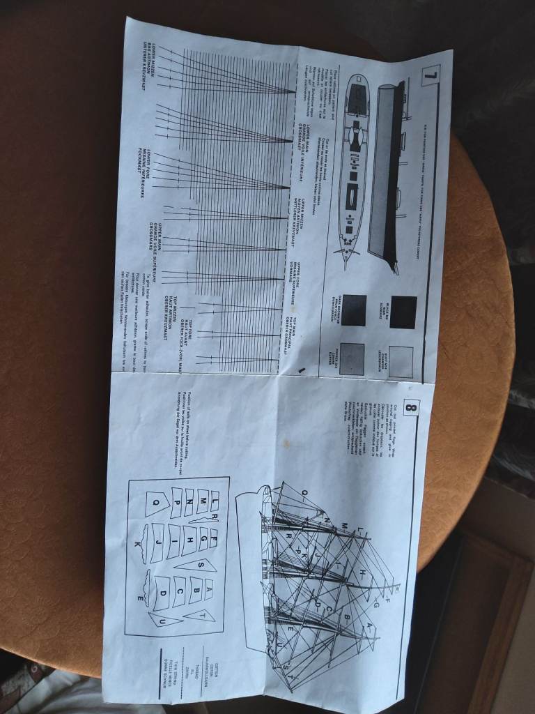 Airfix model, cutty sark