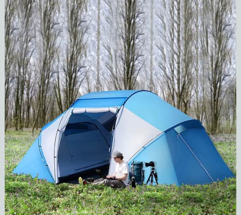 4-6 person tunnel tent £45.00! Large spacious waterproof