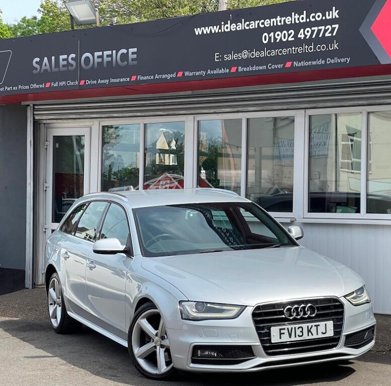 2013 Audi A4 Avant 2.0 TDI S line Estate 5dr Diesel Multitronic Euro 5 (s/s) (143 ps) Estate Dies...