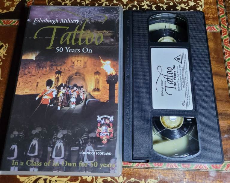 The Bank Of Scotland Presents, Edinburgh Military Tattoo 50 Years On (VHS, 2000) b14