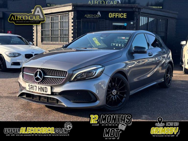 MERCEDES-BENZ A CLASS 2.1 A200d AMG Line Grey Auto Diesel 2017