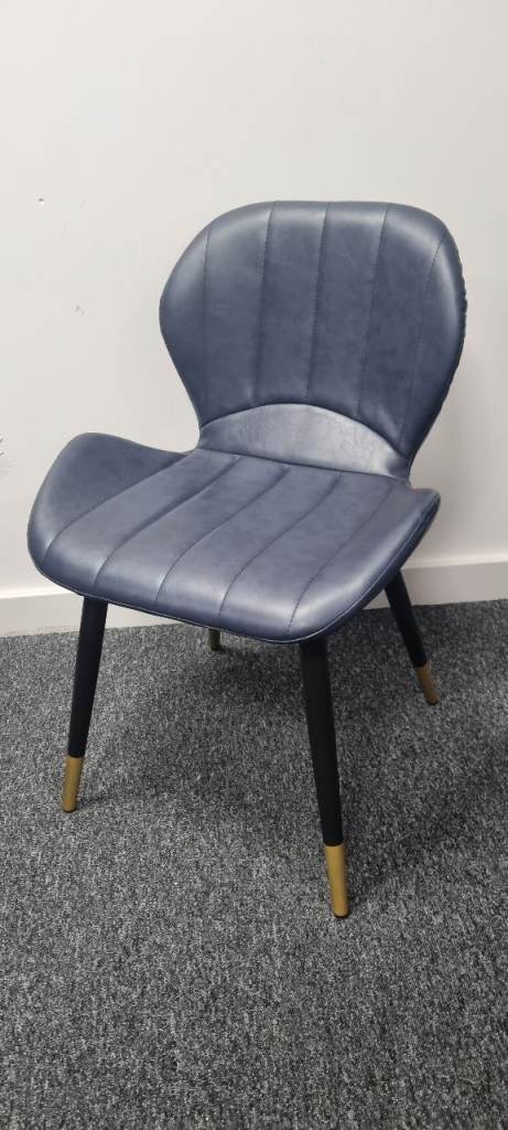 Modern Faux Leather Dining Chairs Metal Legs Living Room Home Kitchen  Available Many 👌