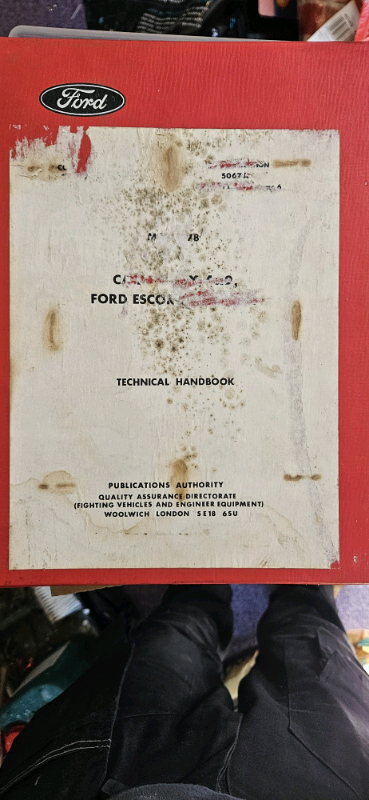 Ford Escort Mk2 Original Manufacturers Workshop Manual.