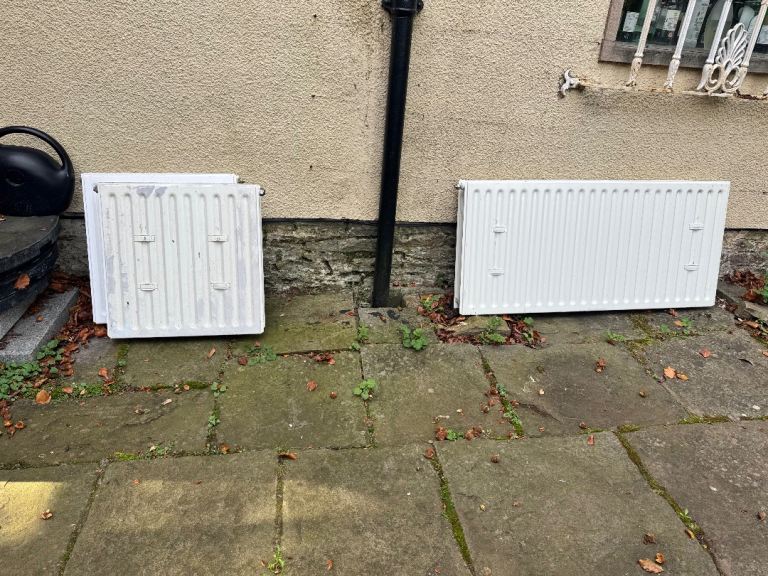 Free to collect x3 old radiators