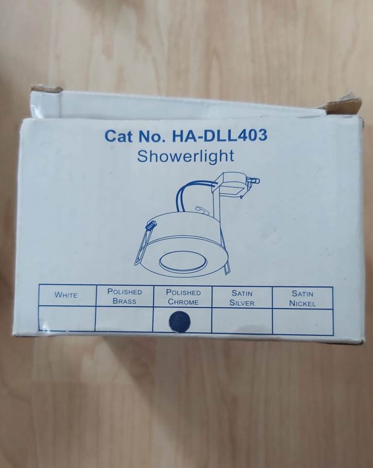 Shower Downlights ip65 rated  x5