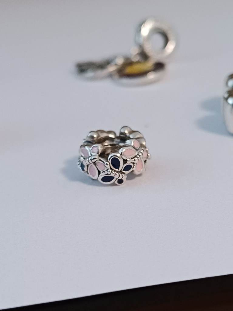 Collection of Genuine Pandora bracelets and charms