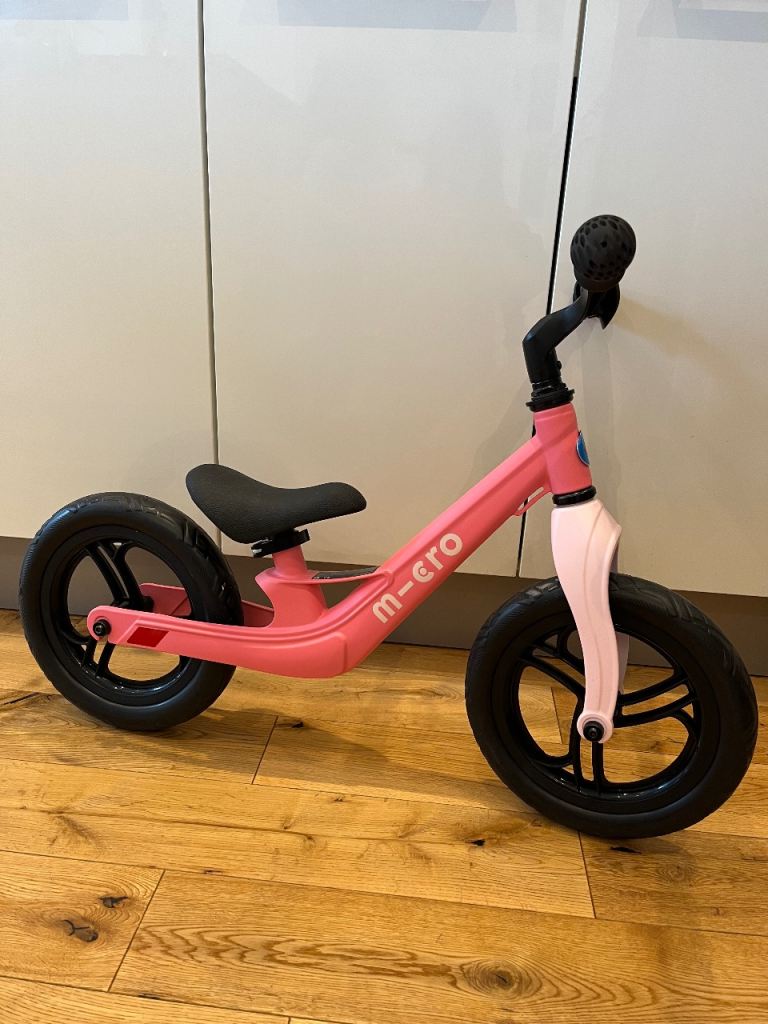 Micro balance bike pink