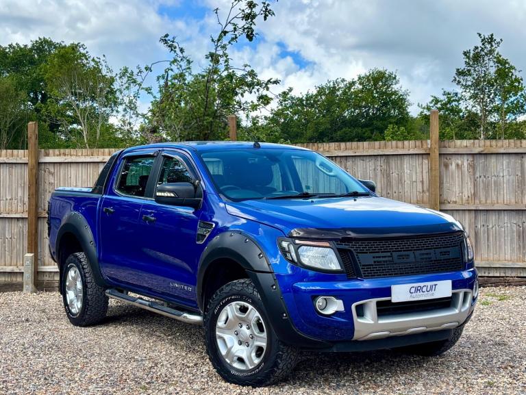 2012 Ford Ranger Raptor 2.2 TDCi 150 4WD Pick Up Double Cab Limited Blue Auto