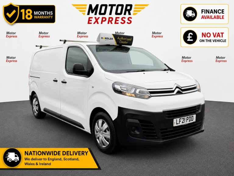 2021 Citroen Dispatch 1000 1.5 BlueHDi 100 Van Enterprise PANEL VAN Diesel Manual
