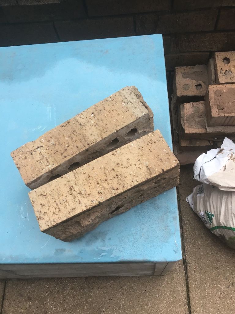 Facing bricks.