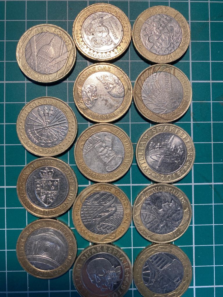 £2 coins