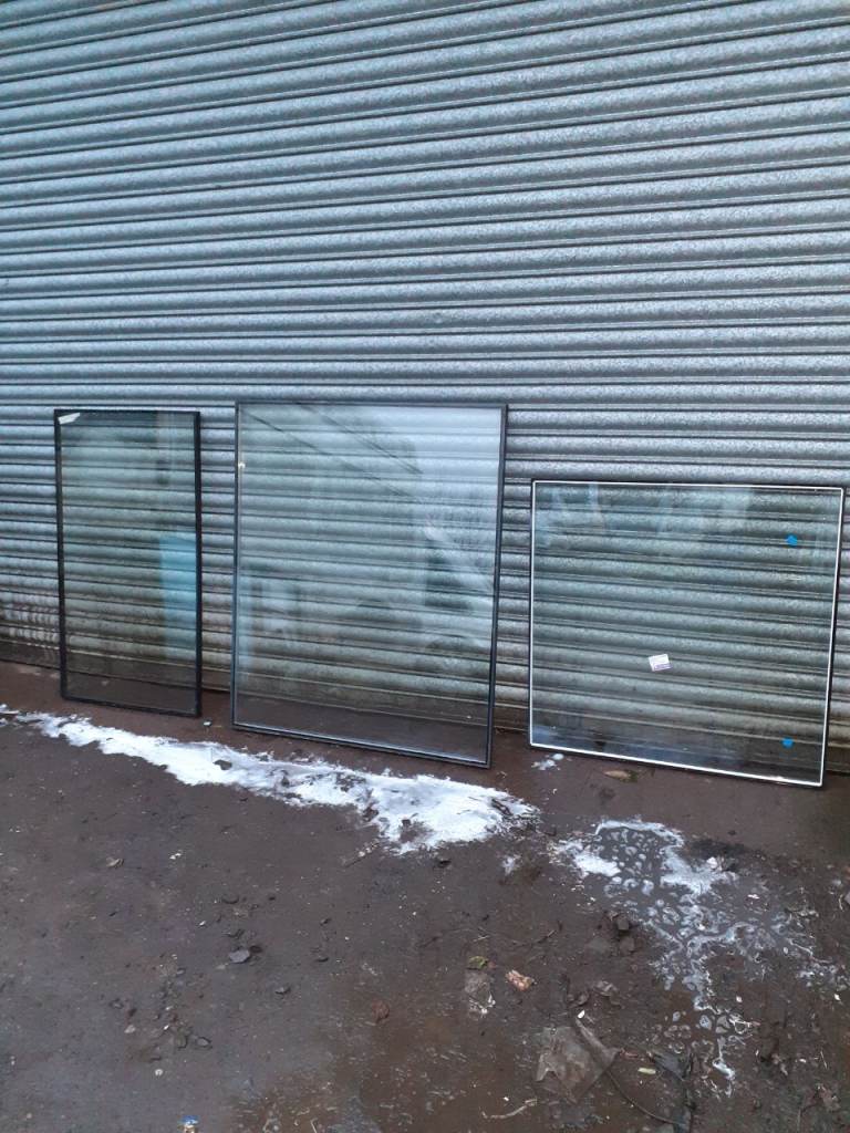 8 large double glazed most brand new
