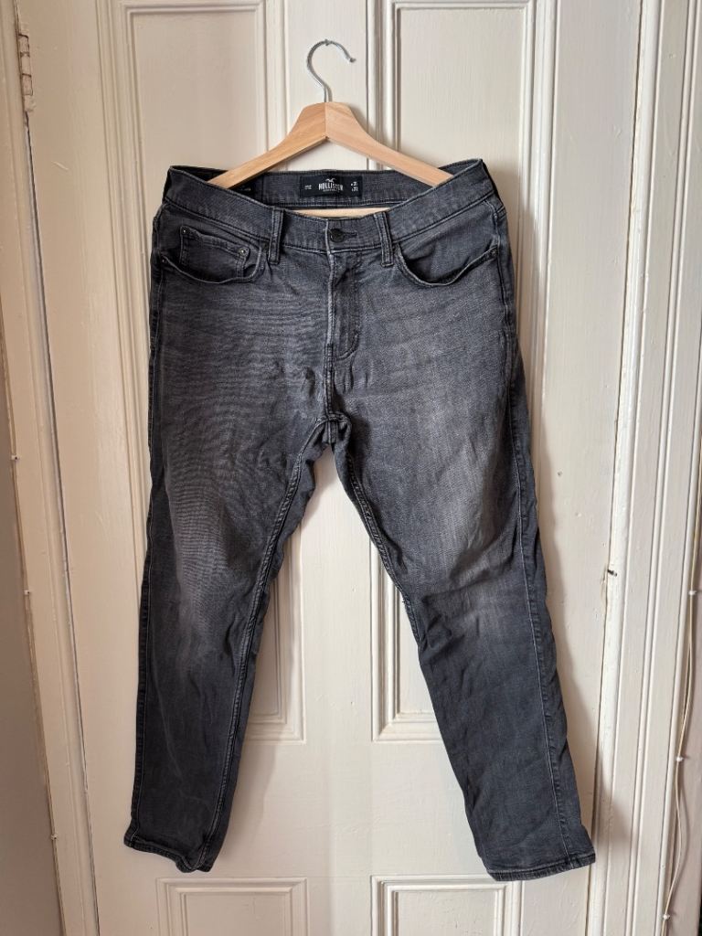 Grey Slim Taper Jeans