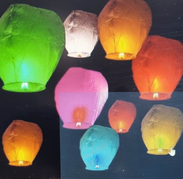 Chinese Paper Sky Lanterns