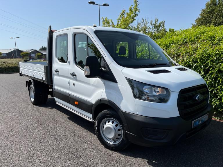 2020 Ford Transit 350 FACTORY DOUBLE CREW CAB TIPPER  7 SEATS  TWIN WHEEL  EURO6