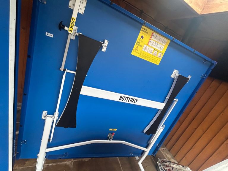 Butterfly professional ping pong table with pads