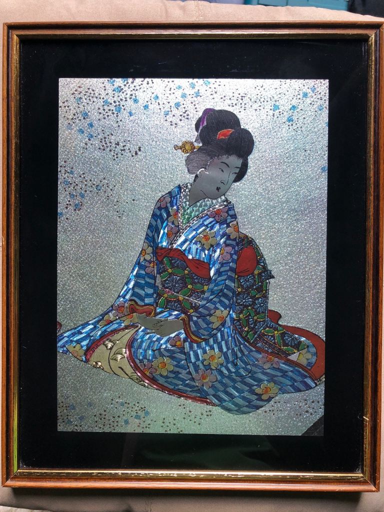 Pictures x 3 foil art
