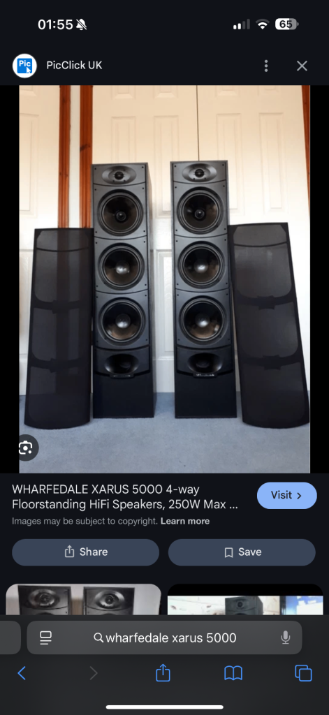 Wharfedale Xarus 5000 floor standing Hifi stereo speakers 