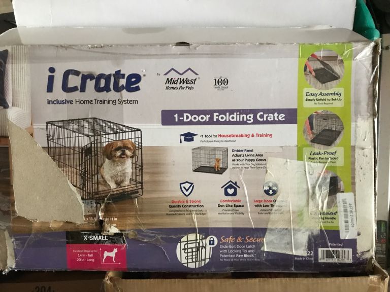 Folding crate