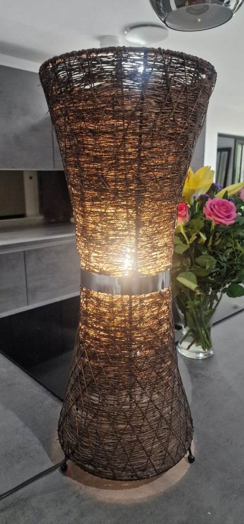 Next Home - Modern Brown Natural Table Lamp