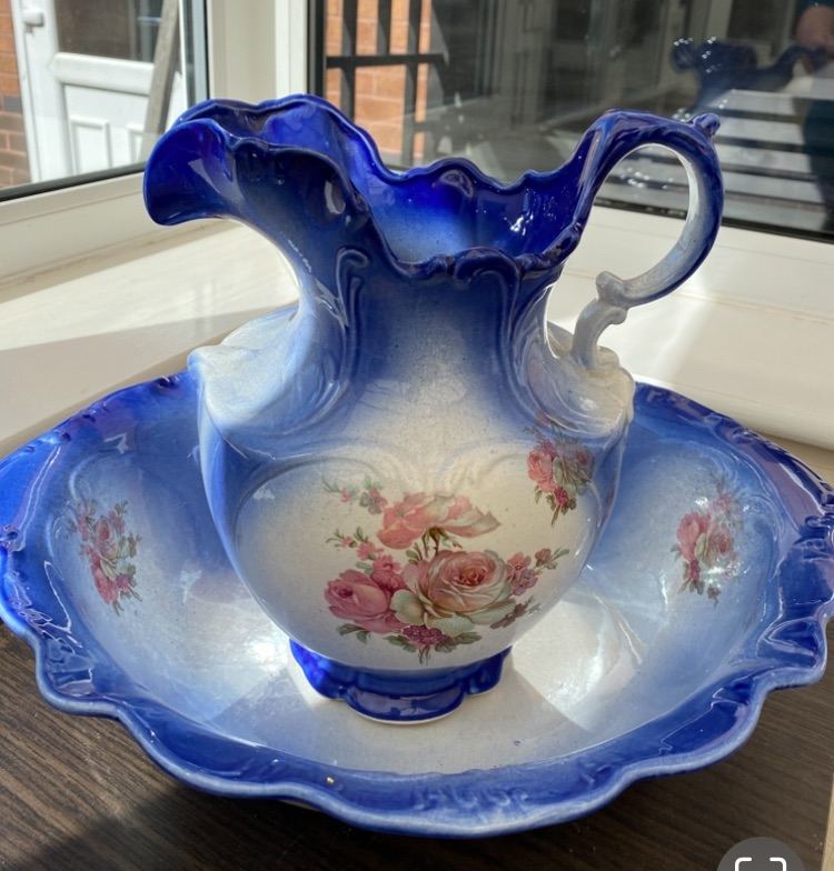 Large Bowl & Pitcher (Jug)