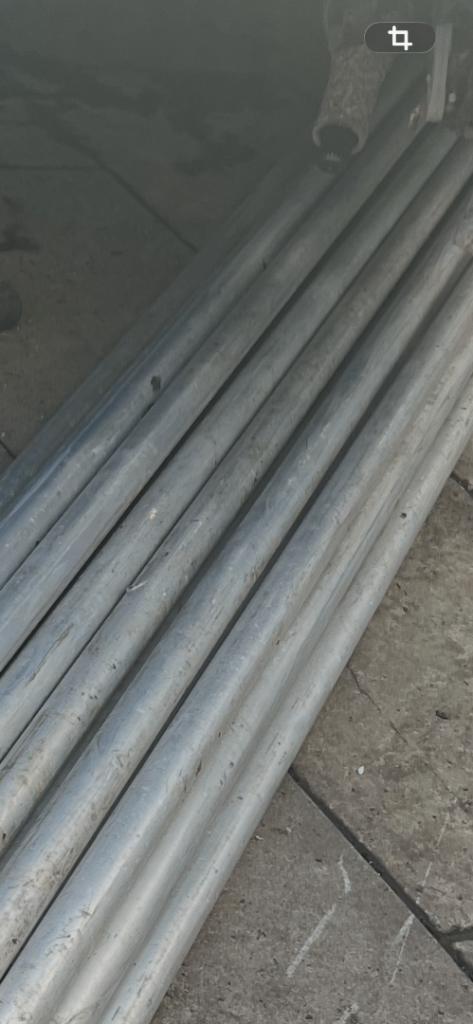 These 18 ft scaffolding poles are for Sale not hire