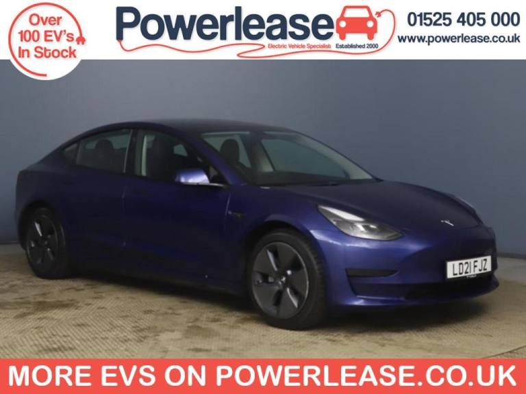 2021 Tesla Model 3 Standard Range Plus Saloon 4dr Electric Auto RWD (241 bhp) Saloon ELECTRIC Aut...