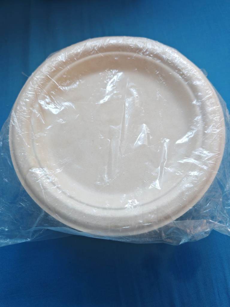 ATBEAMEN 7-inch Brown Paper Plates - 50 Pack, New