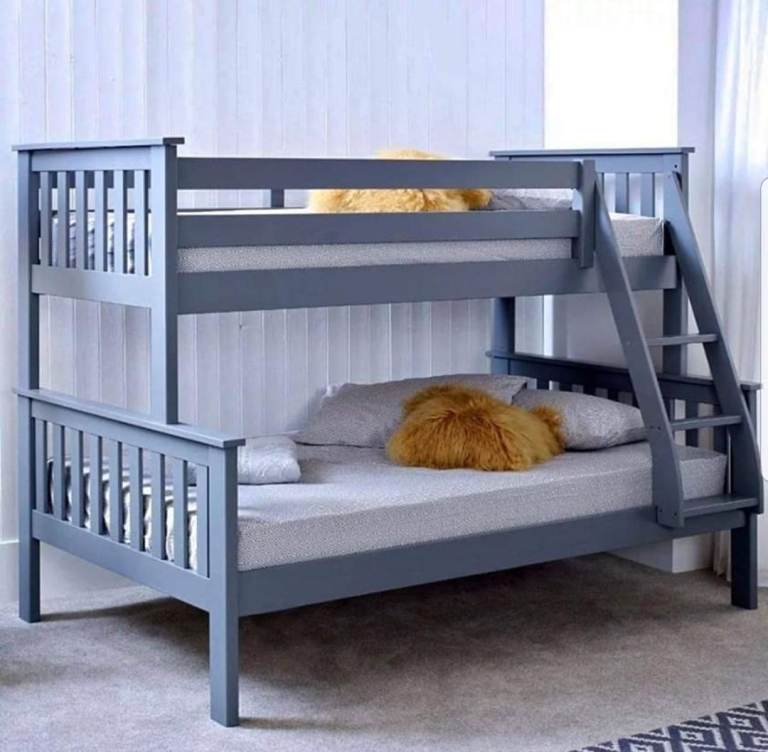 🔥 BRAND NEW Trio-Wooden Bunkbed 
